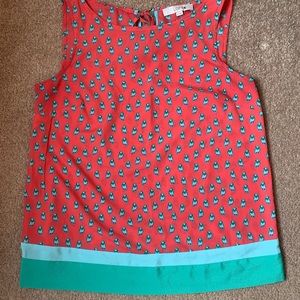 Ann Taylor Loft Parrot Top